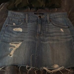 lucky brand jean skirt